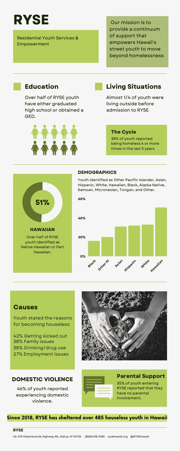 RYSE Hawaii General Info infographics